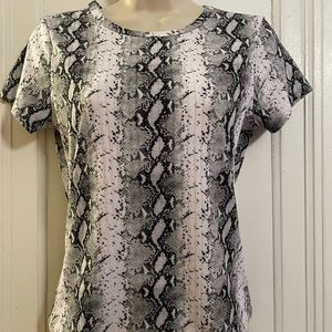 Basic Snakeskin T Shirt